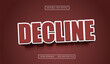 © Ardian - Decline editable text effect with reds style