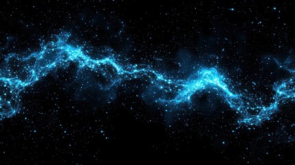 Wall Mural - Global Network Connections World map with pulsating light points representing internet traffic and data centers, visualizing global data flow