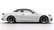 © Isolated studio - Sleek White Coupe Car in Modern Style – Side View Perspective