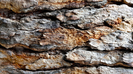 Poster - Closeup View of Natural Bark Texture for Wood and Surface Artwork : Generative AI