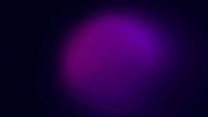 Wall Mural - abstract purple pulsating sphere, blurry gradient looping animated background