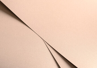 Aufkleber - Paper texture with soft beige and light gold tones, glossy glistering surface with geometric layered design, elegant minimalistic composition, and warm neutral contrast for a luxurious, chic backdrop