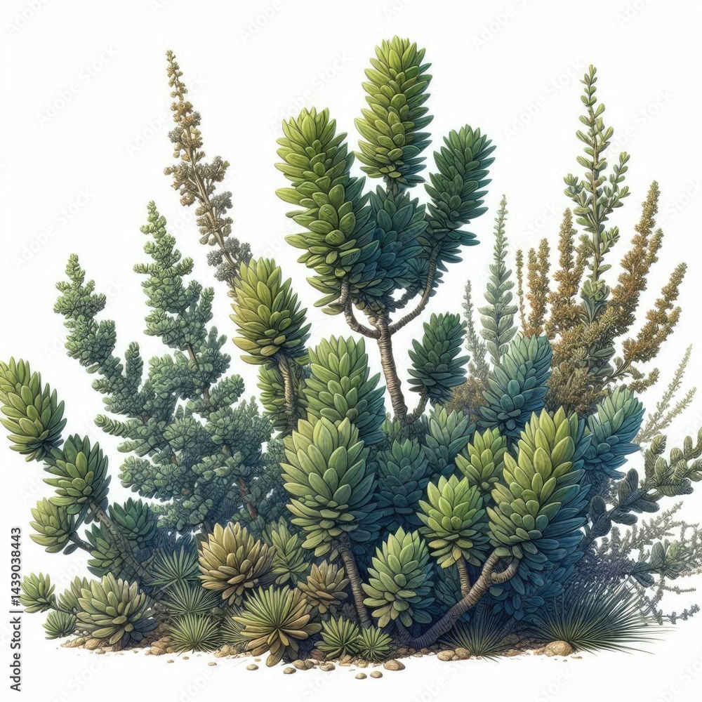 Shrubs: Many woody shrubs are well-adapted to desert environments with ...