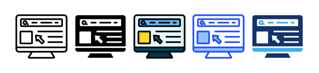 Portal Icon Collection With Multiple Styles
