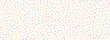 © vika_k - Cream donut sprinkles seamless pattern. Colorful candy cream background. Cake glaze icing overlay for decorative banner, poster, template. Cupcake or ice cream topping texture. Vector wallpaper