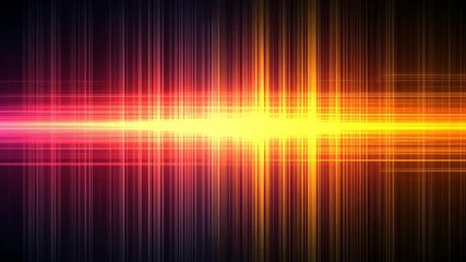 Wall Mural - vibrant abstract light burst with dynamic horizontal streaks and radiant glow