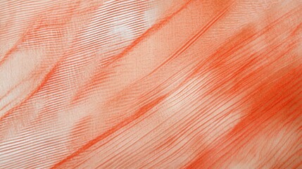 Leinwandbilder - Soft Pencil Strokes Gradient: Muted Coral Lines with Texture, Abstract Design