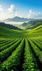 Poster - Regenerative Agriculture Revolution Smart Precision Farming Landscape Showcasing Sustainable Eco-Innovation in Climate-Resilient Agricultural Technologies