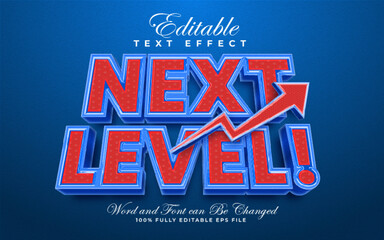next level editable text effect in embossed style