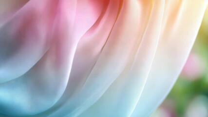 Wall Mural - Delicate flower with soft blur effect creating a dreamy and ethereal atmosphere in nature photography