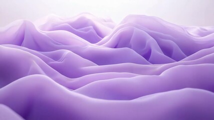 Wall Mural - vibrant abstract purple wave flowing against a soft purple background in a stunning visual display