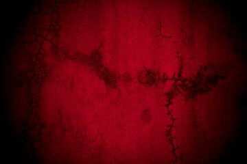 Aufkleber - Old wall texture cement black red  background abstract dark color design are light with white gradient background.