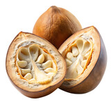 Baobab fruit isolated on transparent background 