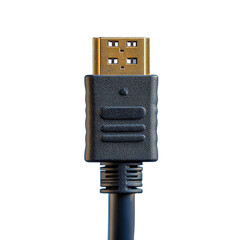 hdmi cable isolated on transparent background.