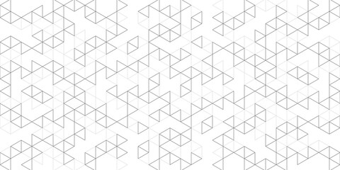Fototapete - Abstract background with a seamless geometric pattern of simple triangle shapes. Stylish texture