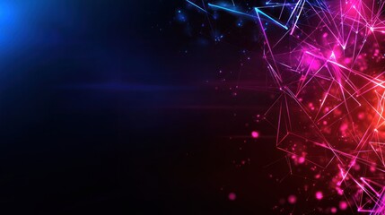 Wall Mural - abstract digital network backdrop with vibrant color gradients
