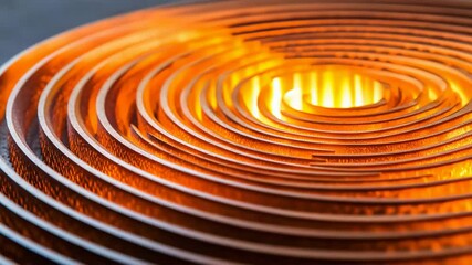 Wall Mural - enchanting spiral of light creating a mesmerizing glow in a dark background captivating the eye