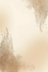 Fototapete - A soft, blurred background with a gradient of light beige to light brown