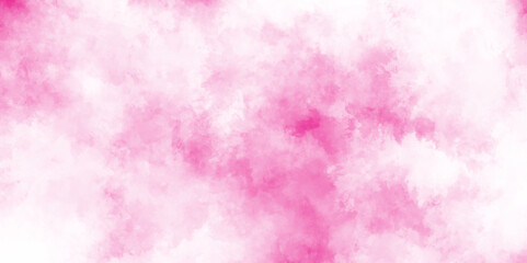 Canvas Print - abstract pink ink effect light magenta color shades gradient illustration on textured paper backgrou