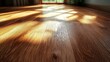 © RizalAziz - Close Up View Of A Wooden Floor With Light And Shadow Effects Reflecting Sunlight