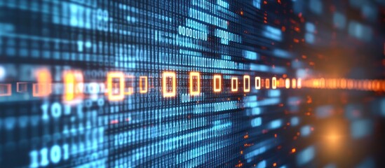 Digital binary code stream