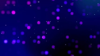 Abstract design with blue and purple blurred circles on a dark blue background. Suitable for backgrounds, digital art, or concept backgrounds.