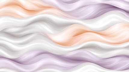 Canvas Print - abstract, smooth, flowing cream textures, pastel colors background