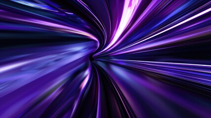 Abstract picture of neon light particle with digital technology style design connecting become dynamic of electric wave movement represent about flowing of data or structure of network system. AIG53.