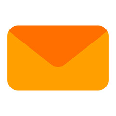 Wall Mural - a simple email envelope icon suitable for web design, representing communication and messaging appli