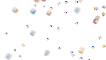 Poster - Digital cyberspace with particles and Digital data network connections concept.
