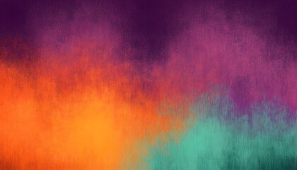 Wall Mural - An abstract artwork featuring several blended and colorful hues