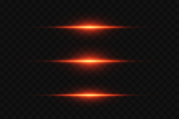 Wall Mural - red light beam effects. vector illustration