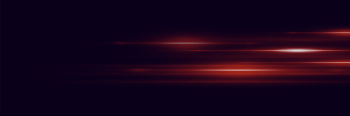 Wall Mural - red light beam effects. vector illustration