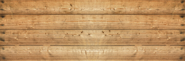 Leinwandbilder - old brown rustic light bright wooden texture - wood background panorama banner long