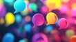 © Taras Vykhopen - Cluster of colorful speech bubbles symbolizes social media chatter in a vibrant atmosphere