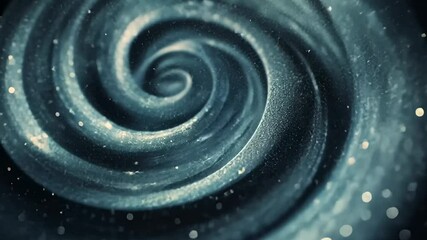 Wall Mural - swirling nebula with glimmering stars and cosmic dust particles