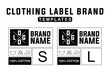 © OzanID - Editable Clothing Label Templates. Garment Care Tags, Fabric Information, Size Labels for Apparel, Fashion Brands, and Textile Products