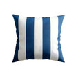 © Bos Amico - Blue and white striped decorative throw pillow