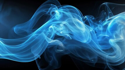 Aufkleber - Mystical Azure Haze A Captivating Dance of Light and Shadow