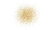 © Liubov - Gold glitter splash on white background. Bright dust explosion. Golden glitter particles splatter. Sparkling firework. Luxury design. Vector illustration
