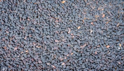 Poster - dark crushed gravel stones texture for backgrounds, web design, print media, construction branding, rugged surface graphic resource in high resolution

