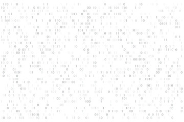 Binary words vector background. Tech data, analysis vector Background.