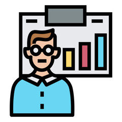 Fototapete - presentation vector icon
