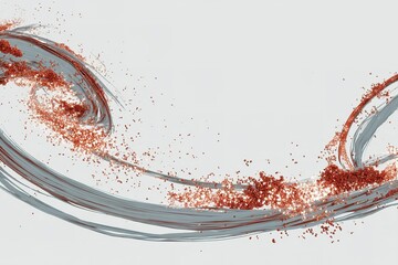 Wall Mural - swirling patterns of color and texture create an abstract design in a dynamic composition
