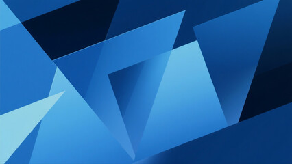 Wall Mural - dynamic abstract blue geometric design for technology backgrounds