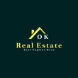 © zahra - OK Initials Real Estate Logo Vector Art  Icons  and Graphics