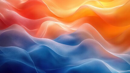 Wall Mural - abstract colorful waves: a symphony of hues