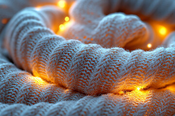 knitted scarf texture,