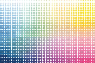 Sticker - a colorful background with white snowflakes