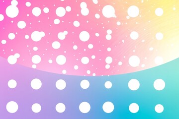 Sticker - a colorful background with white snowflakes